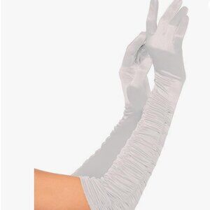 Long Satin Opera Gloves